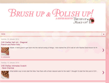 Tablet Screenshot of brushupandpolishup.blogspot.com