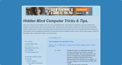 Desktop Screenshot of hiddenmindtech.blogspot.com