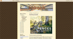 Desktop Screenshot of bibliophile-biblionet.blogspot.com