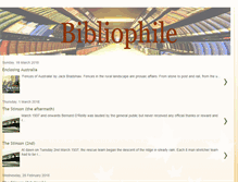 Tablet Screenshot of bibliophile-biblionet.blogspot.com