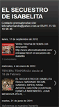 Mobile Screenshot of elsecuestrodeisabelita.blogspot.com