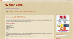 Desktop Screenshot of fixyourhome.blogspot.com