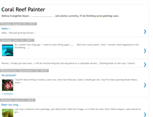 Tablet Screenshot of coralreefpainter.blogspot.com