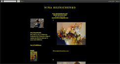 Desktop Screenshot of ninareznichenko.blogspot.com