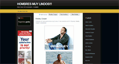 Desktop Screenshot of muylindoshombres.blogspot.com