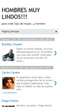 Mobile Screenshot of muylindoshombres.blogspot.com