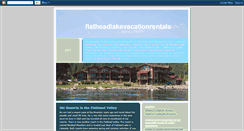 Desktop Screenshot of flatheadlakevacationrentals.blogspot.com