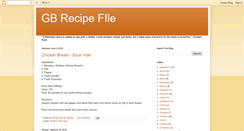 Desktop Screenshot of gjbrecipes.blogspot.com