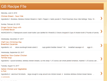 Tablet Screenshot of gjbrecipes.blogspot.com