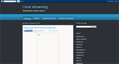 Desktop Screenshot of ilovestream.blogspot.com