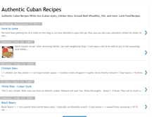 Tablet Screenshot of cubanrecipes.blogspot.com