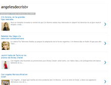 Tablet Screenshot of angelesdecristv.blogspot.com