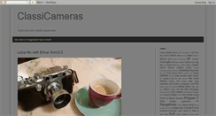 Desktop Screenshot of classicameras.blogspot.com