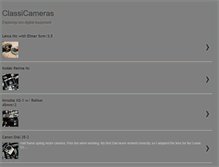 Tablet Screenshot of classicameras.blogspot.com