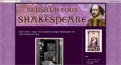 Desktop Screenshot of brushupyourshakespeare.blogspot.com