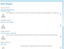 Tablet Screenshot of nutrireach.blogspot.com