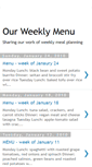 Mobile Screenshot of ourweeklymenu.blogspot.com