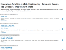 Tablet Screenshot of education-junction.blogspot.com
