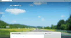 Desktop Screenshot of garysweeting.blogspot.com