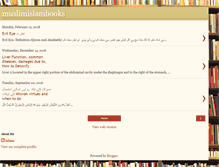 Tablet Screenshot of muslimislambooks.blogspot.com