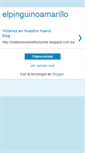 Mobile Screenshot of elpinguinoamarillo.blogspot.com