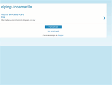 Tablet Screenshot of elpinguinoamarillo.blogspot.com