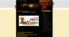 Desktop Screenshot of indianzonemusic.blogspot.com