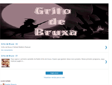 Tablet Screenshot of gritodebruxa.blogspot.com