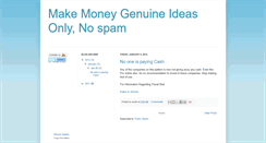 Desktop Screenshot of earngenuineway.blogspot.com