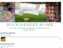 Tablet Screenshot of highdeserthome.blogspot.com