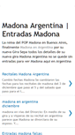 Mobile Screenshot of madonaargentina.blogspot.com