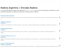 Tablet Screenshot of madonaargentina.blogspot.com