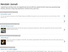 Tablet Screenshot of mendaki-jannah.blogspot.com