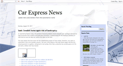 Desktop Screenshot of car-express-news.blogspot.com