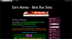 Desktop Screenshot of bux-earn-money.blogspot.com