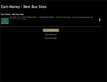 Tablet Screenshot of bux-earn-money.blogspot.com