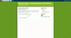 Desktop Screenshot of planters-dubai.blogspot.com