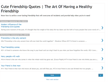 Tablet Screenshot of cutefriendship-quotes.blogspot.com