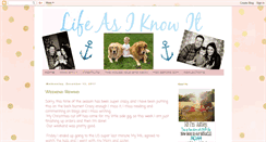 Desktop Screenshot of lifeasiknowit2009.blogspot.com