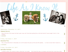 Tablet Screenshot of lifeasiknowit2009.blogspot.com