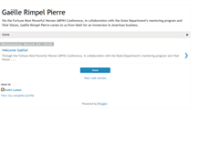 Tablet Screenshot of gaelle-rimpel-pierre.blogspot.com