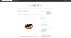 Desktop Screenshot of chickiestyle.blogspot.com