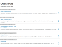 Tablet Screenshot of chickiestyle.blogspot.com