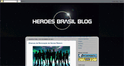 Desktop Screenshot of heroesbrasil.blogspot.com