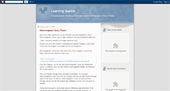 Desktop Screenshot of learningsparkle.blogspot.com