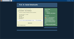 Desktop Screenshot of danieldeheinzelin.blogspot.com