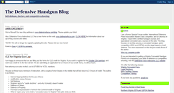 Desktop Screenshot of defensivehandgun.blogspot.com