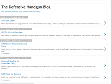 Tablet Screenshot of defensivehandgun.blogspot.com