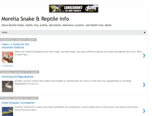 Tablet Screenshot of morelia-snake.blogspot.com