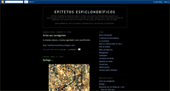Desktop Screenshot of epitetosespiclondrificos.blogspot.com